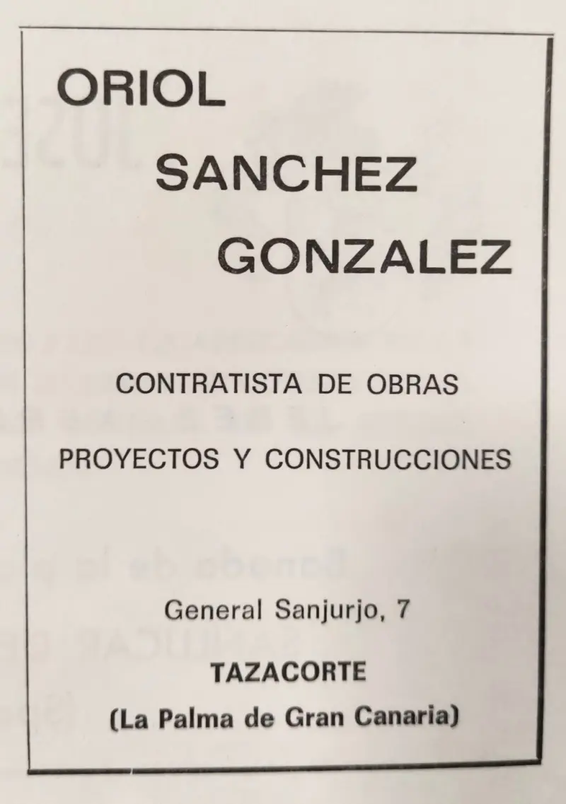 Publicidad La Palma, 1971